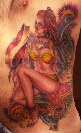 Tattoos - Collaborative tattoos - Colabortaive Tattooed girl